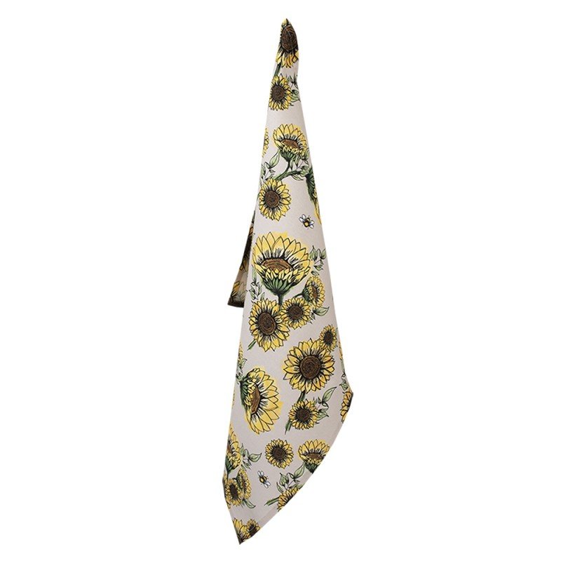 4ca20f_7e999620c1ae4897bad2fbefb1d3452cmv2.jpg 🌻 Torchon de cuisine en coton – Motif tournesols – Clayre & Eef