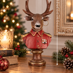 cerf royal en habit rouge