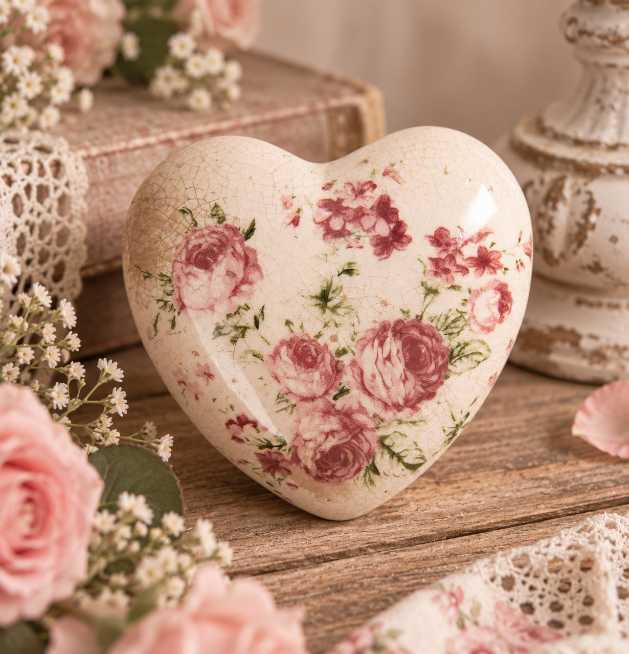coeur fleuri roses coeur fleuri roses
