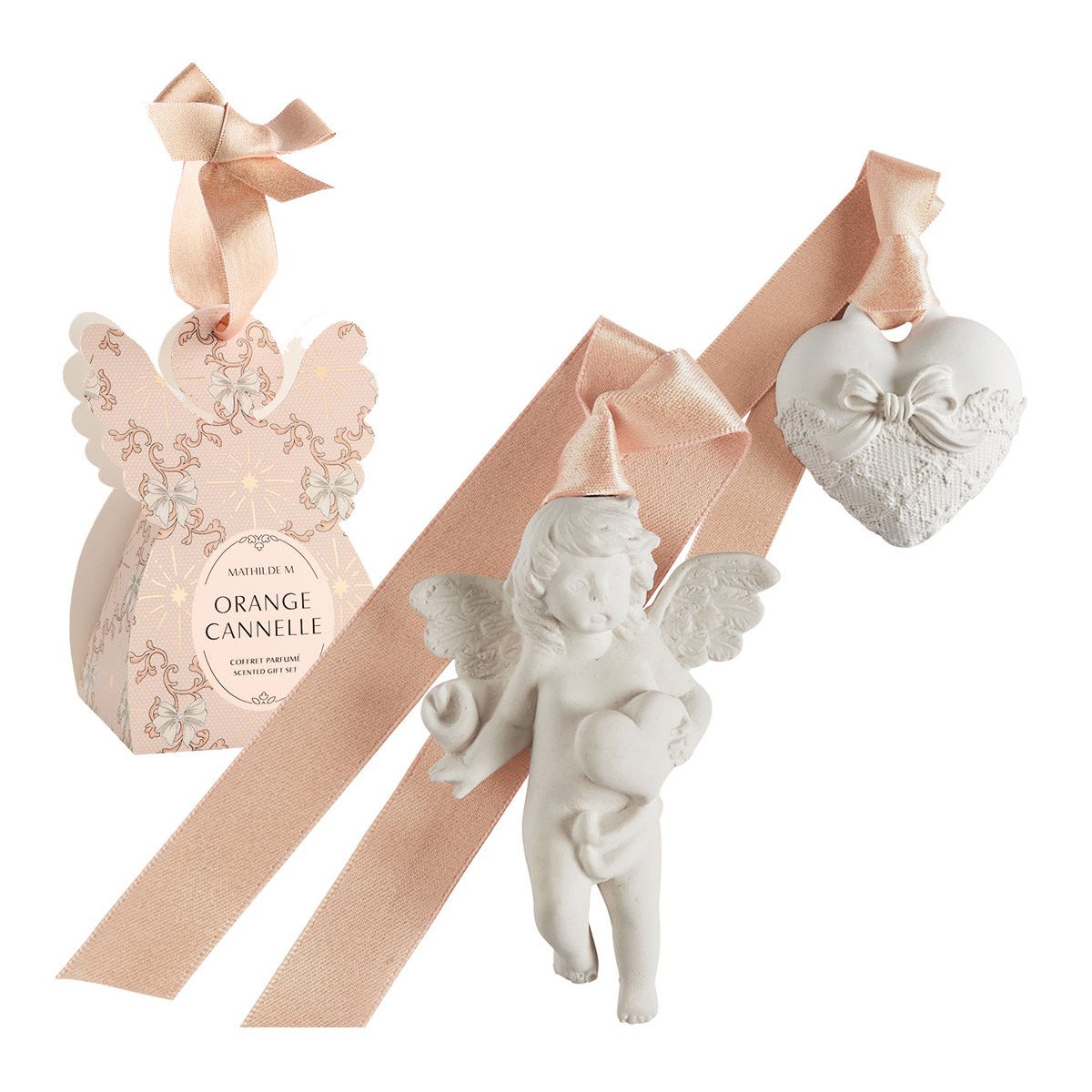coffret surprises parfumees ange rubans de fete orange cannelle coffret surprises parfumees ange rubans de fete orange cannelle