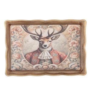 plateau 31x22x2 cm mon cerf