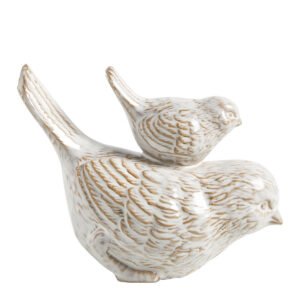 decoration a poser duo d oiseaux en gres (1)