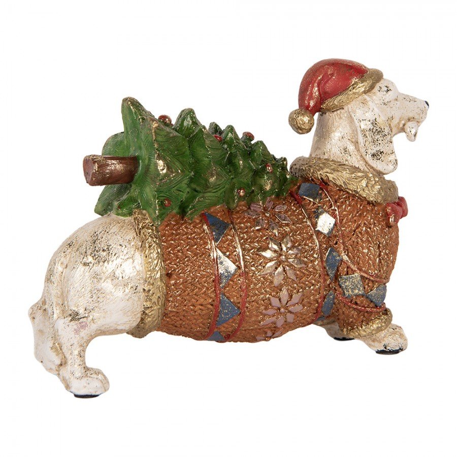 image de decoration chien 21x6x14 cm blanc plastique (2) image de decoration chien 21x6x14 cm blanc plastique (2)